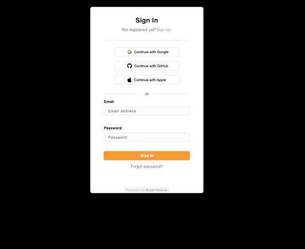 Login Page