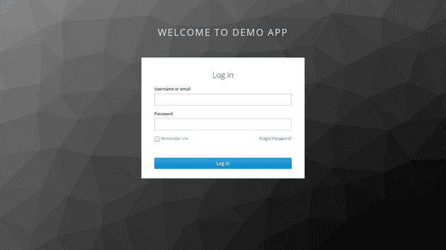 keycloak login form