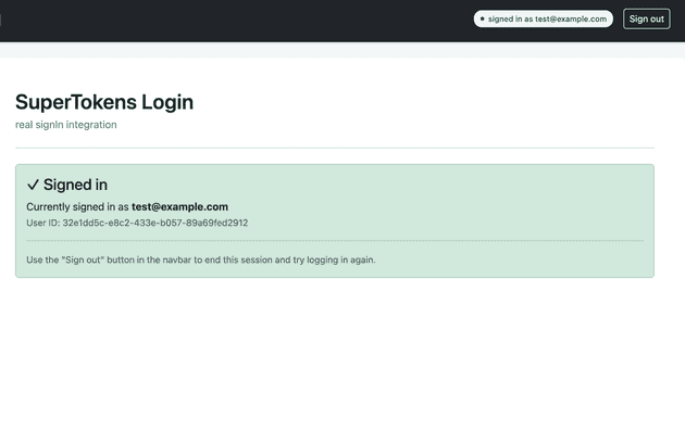 SuperTokens-Login-Error