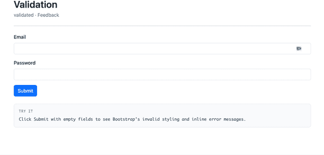 React-Bootstrap-Validated-Form