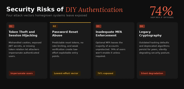 Security Risks Unique to DIY Authentication