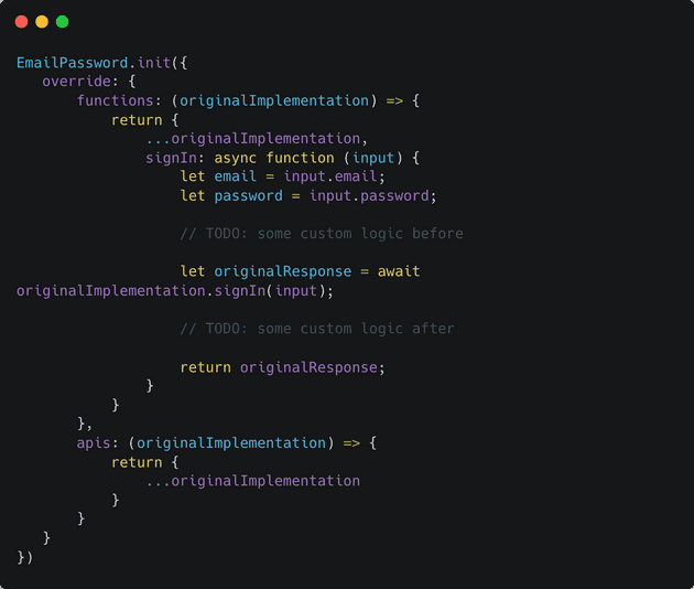 override examples