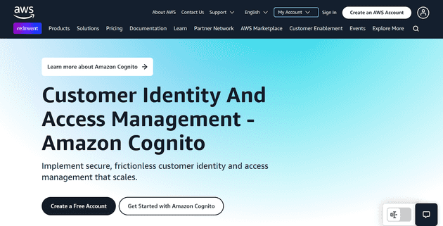 Cognito homepage