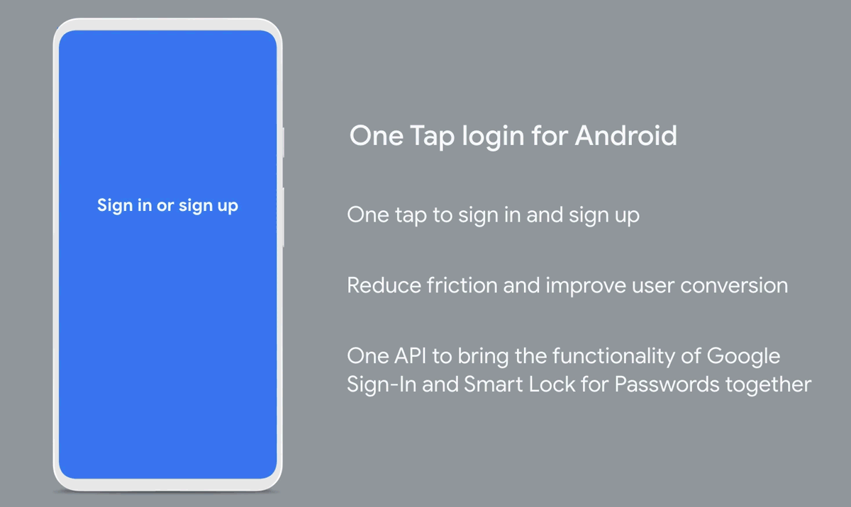 google one tap