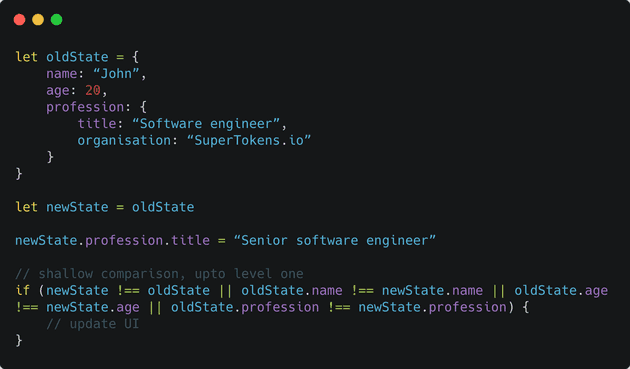 code example